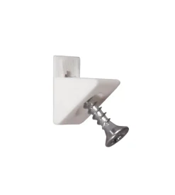 Online Fermaschiena con vite - bianco - 12 pz. Decorazione Pareti