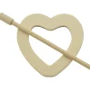 Online Fermatende cuore cm9 in legno sbiancato. Tessile D'Arredo