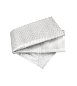 Attrezzatura Giardinaggio- Film plastificato a griglia, trasparente  2 x 3 mt 100 g