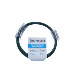 Ferramenta Per Esterno|Filo di ferro zincato rivestito pvc verde ø 2,0 mm. 5 mt.
