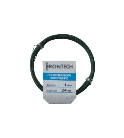 Ferramenta Per Esterno|Filo di ferro zincato rivestito pvc verde ø 1,0 mm. 24 mt.