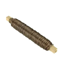 Ferramenta Per Esterno- Filo ferro laccato su rocchetto 0,9 x 25 - bianco - 25 mt.