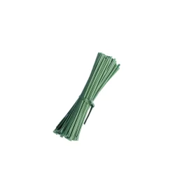 Sale Filo per giardinaggio verde pretagliato 10 cm. 100 pz. Ferramenta Per Esterno