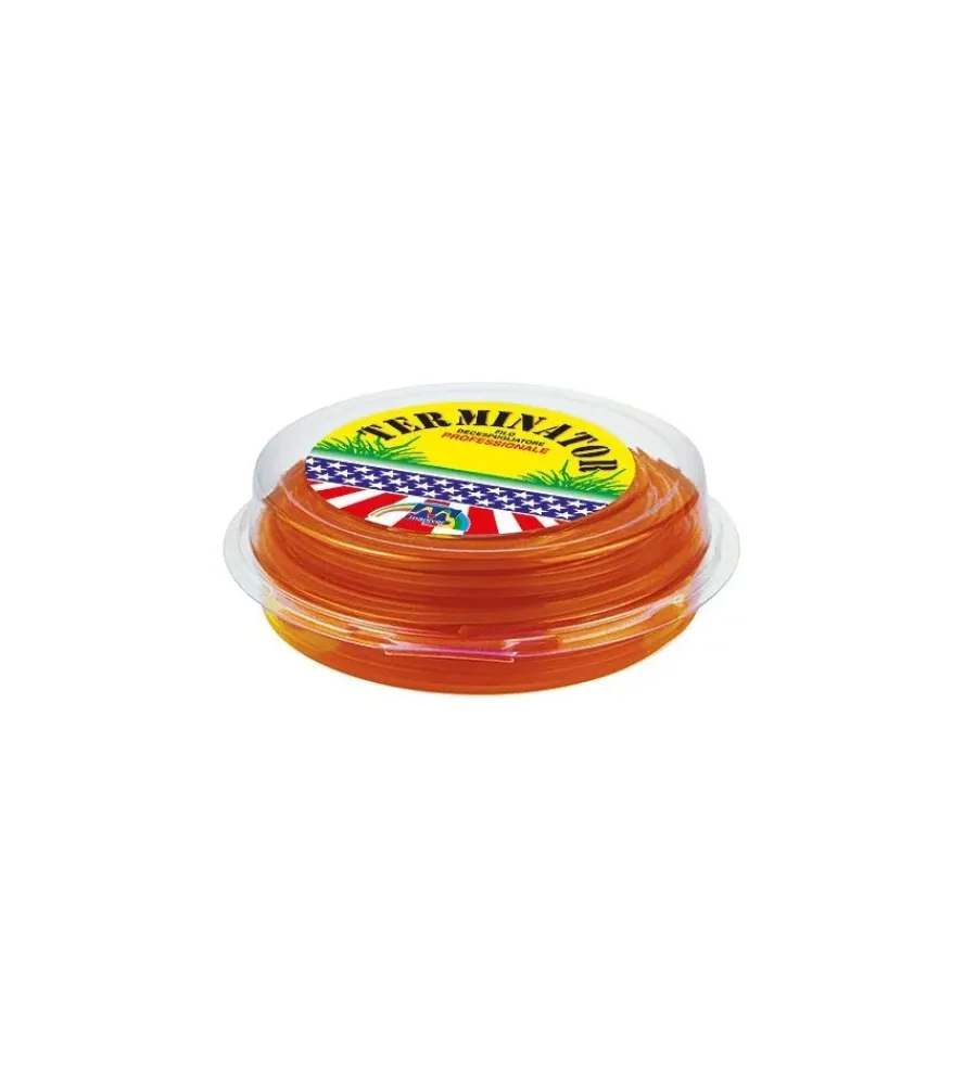 Decespugliatori- Filo professionale quadrato per decespugliatori maniver 3,0 mm x 46 m
