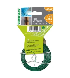 Hot Filo tondo acciaio plastificato bobina m50 Attrezzatura Giardinaggio