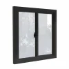 ArtPlast Casette Da Giardino|Finestra a due ante scorrevoli in alluminio per casetta modulare 95x92,5 cm