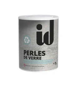 Pitture Decorative-Initiatives Decoration Finitura murale perle di vetro, colore grigio - 1 lt