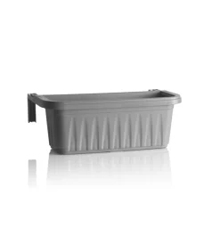 Discount Fioriera da balcone "rondine" grigio 50 cm Coltivazione E Cura