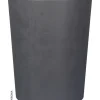 New Fioriera da esterno deroma "millenium" cilindrica in resina colore antracite, 43,5x53 cm Coltivazione E Cura
