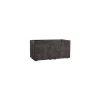Clearance Fioriera da esterno deroma "millenium" rettangolare in resina colore marrone, 79x39x39 cm Coltivazione E Cura