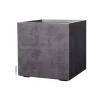Sale Fioriera da esterno deroma "millenium" forma cubica con ruote in resina colore antracite, 49x49x49 cm Coltivazione E Cura