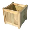 Coltivazione E Cura|Fioriera da giardino "cipro" in legno di pino assemblata 40x40x40 cm