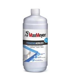 Fondi E Fissativi-MaxMeyer Fissativo acrilico   trasparente lt 1