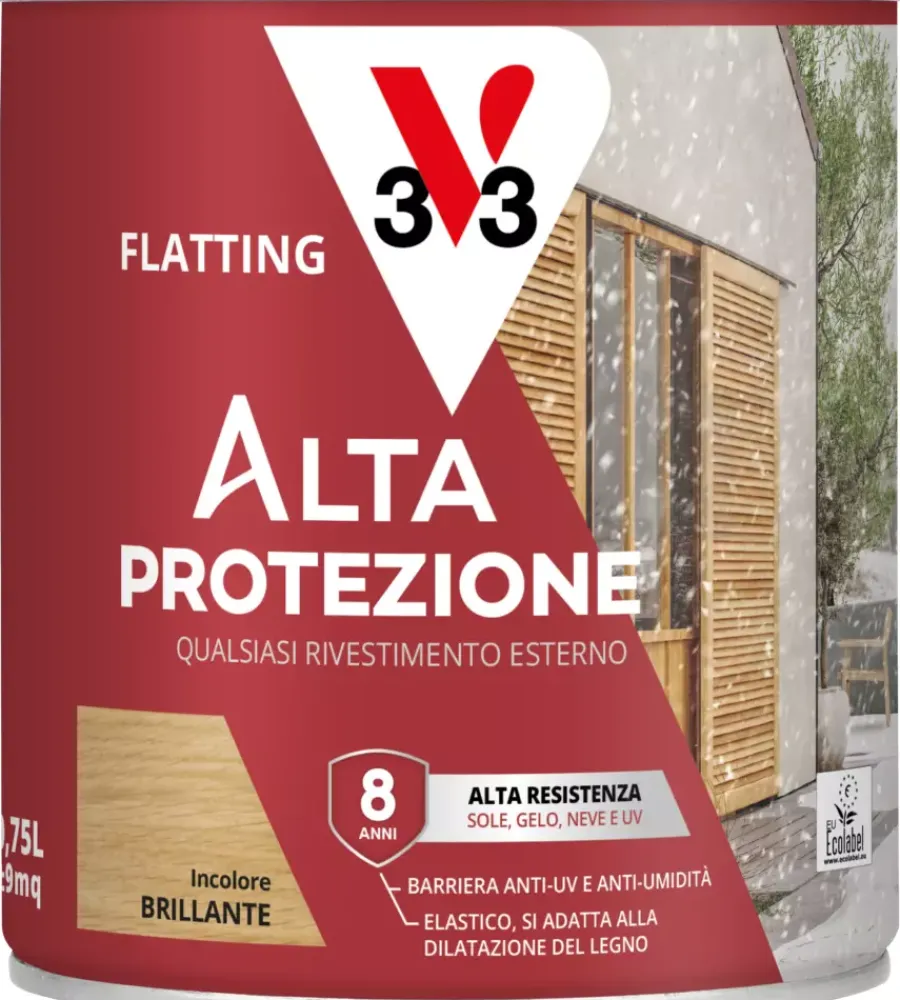 Discount Flatting ad alta protezione incolore, 750 ml Flatting E Vernici Legno