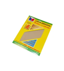 Clearance Fogli carta abrasiva per legno e superfici verniciate 5 pz. Carta Vetrata E Abrasivi
