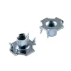 Ferramenta Per Mobili E Infissi- Fondelli "ragno" a 4 punte - filetto m6 - 19 x 9 mm. - 8 pz.
