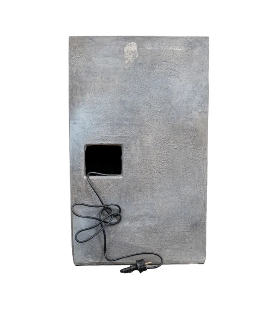 Fontane, Decorazioni E Pavimentazioni|Fontana da esterno a due vasche con portavaso e pompetta per ricircolo acqua 42x40x70 cm