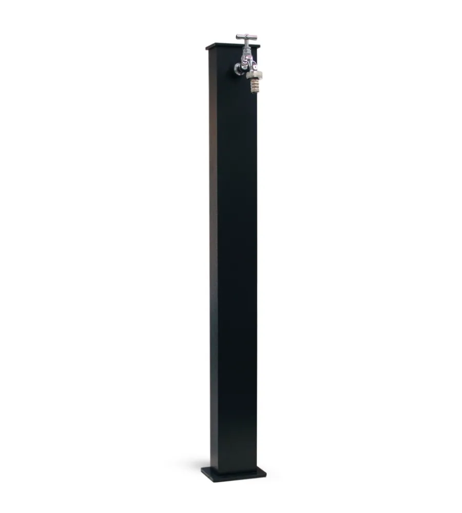 Fontana da giardino vedovella "york" nero, 11x8x82 cm - Fontane, Decorazioni E Pavimentazioni
