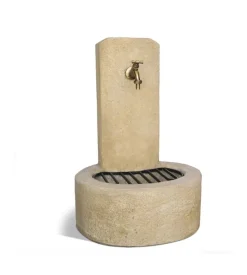 Discount Fontana vedovella "modena" anticata color nocciola -  47x37x69cm Fontane, Decorazioni E Pavimentazioni