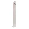 Sale Fontana vedovella moderna "york" in alluminio bianco -  11x8x82 cm Fontane, Decorazioni E Pavimentazioni