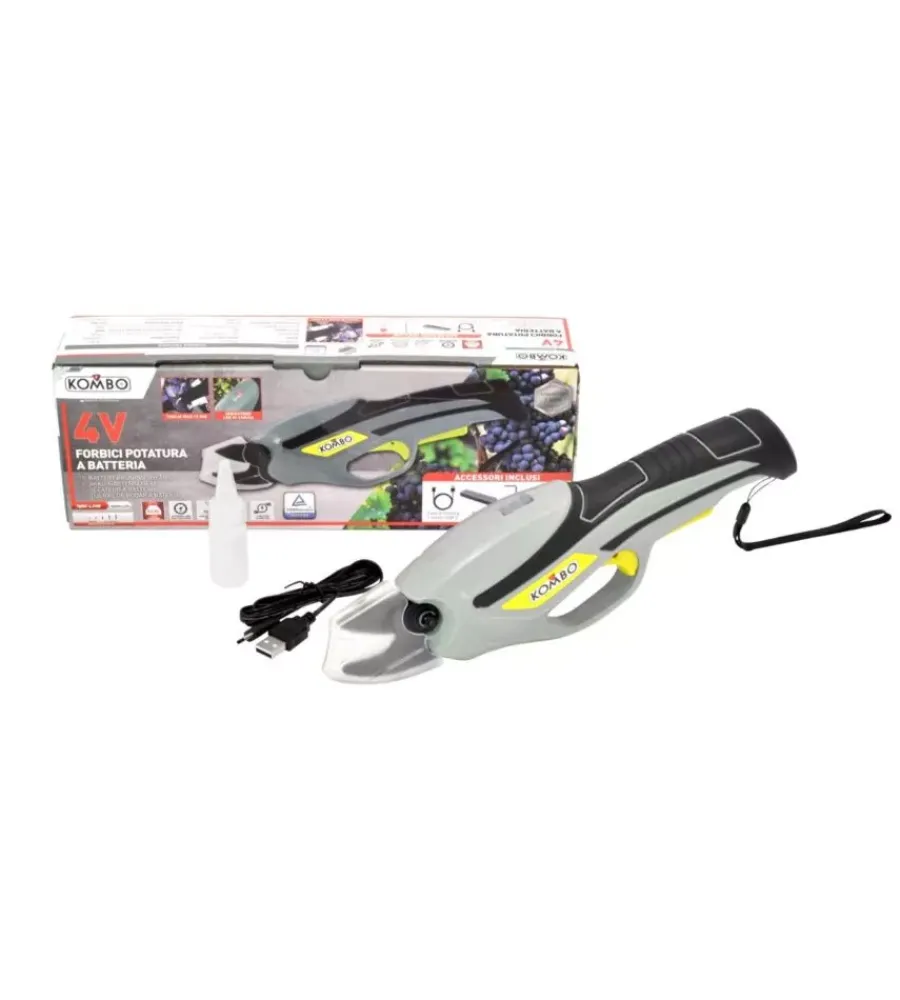 Potatori- Forbice da potatura a batteria kombo taglio 12 mm 4v 2ah