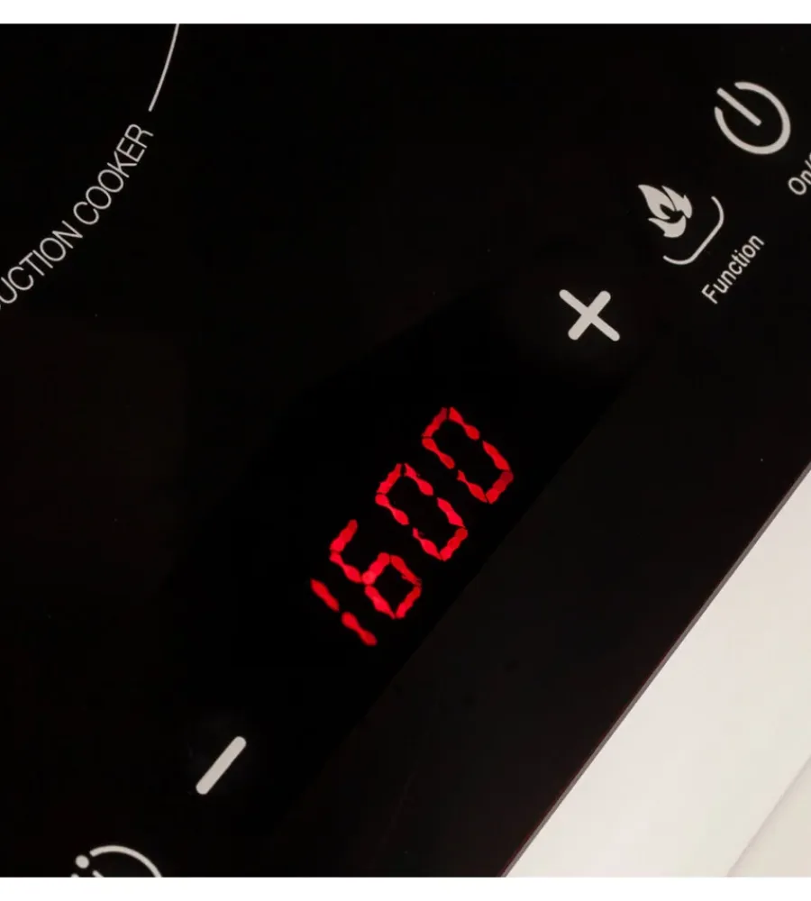 Fornello a induzione ardes "kookie one" 1 fuoco 2000 w Campeggio