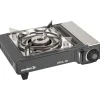 Brunner Campeggio|Fornello da campeggio a gas "devil sd ng" in acciaio inox 1 fuoco 37,2x28,6x12,5 cm