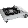 Campeggio-Brunner Fornello da campeggio a gas "devil" in acciaio inox 1 fuoco 37,2x28,6x12,5 cm