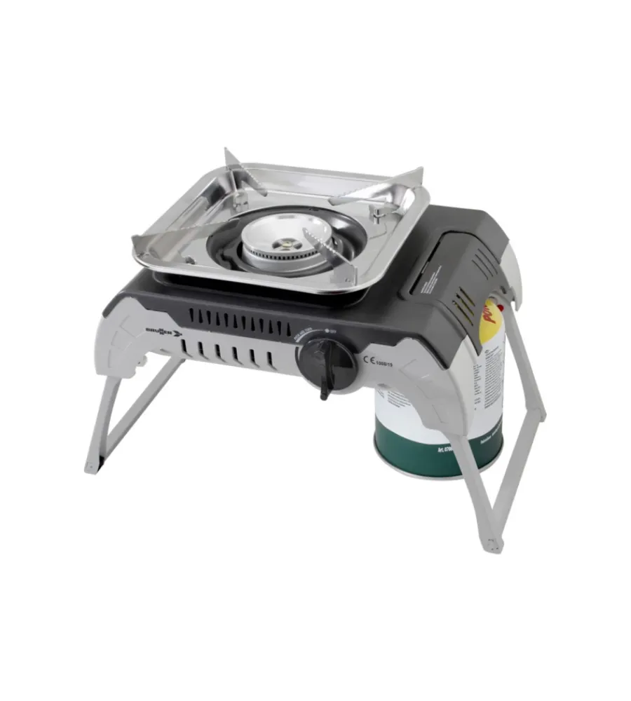 Campeggio-Brunner Fornello da campeggio a gas "devil 450" in metallo 1 fuoco 35,5x22,6x23 cm