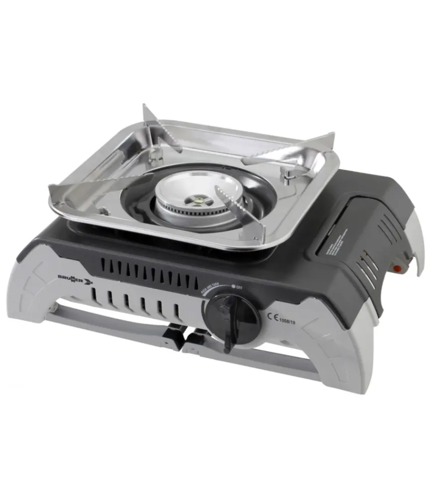 Campeggio-Brunner Fornello da campeggio a gas "devil 450" in metallo 1 fuoco 35,5x22,6x23 cm