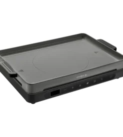 Campeggio-Brunner Fornello da campeggio elettrico "hot point induction" in vetroceramica con grill unico 37x27x4,8 cm