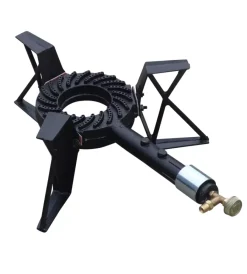 Fornellone a gas "powerfire 3" con 3 piedi 1 bruciatore Campeggio