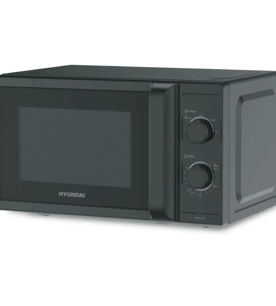 Piccoli Elettrodomestici-Hyundai Forno a microonde "mwhn-20b" nero 700 w