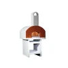 Forni Pizza-Linea VZ Forno per pizza "portici" in refrattario, 107x118x228 cm