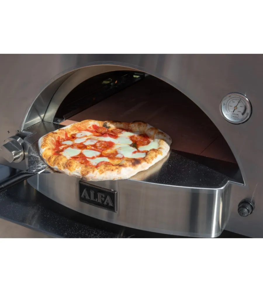Alfa Forni Forni Pizza|Forno pizza a gas alfa "classico" colore nero 2 pizze