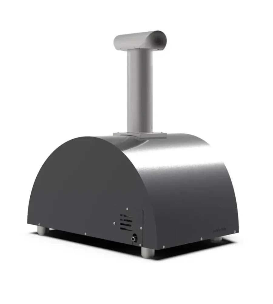Discount Forno pizza a gas alfa "moderno" colore nero 2 pizze Forni Pizza