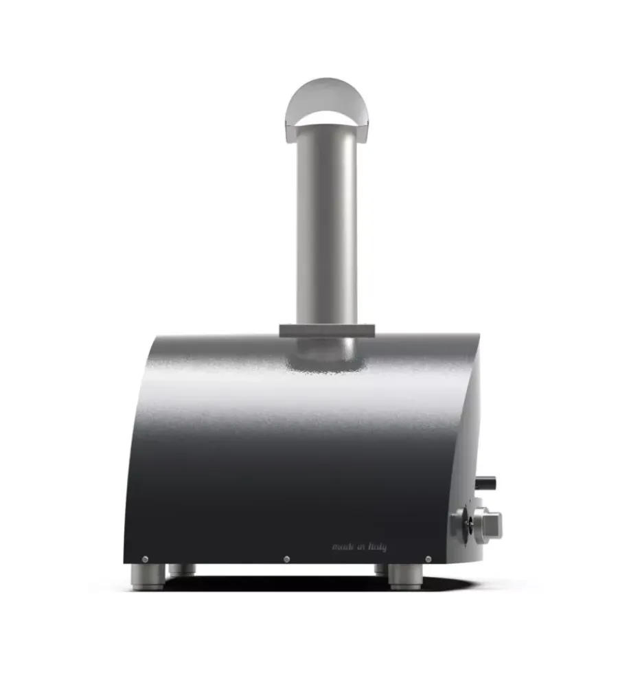 Discount Forno pizza a gas alfa "moderno" colore nero 2 pizze Forni Pizza