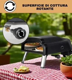 Arnold Forni Pizza|Forno pizza a gas 