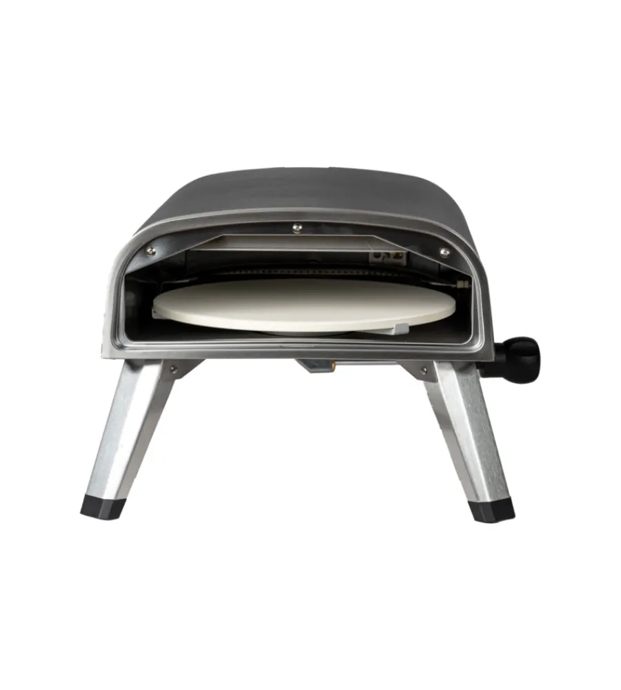 Forni Pizza-Arnold Forno pizza a gas "vulcano" nero 1 pizza