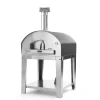 Fontana Forni Forni Pizza|Forno pizza a gas con carrello fontana "marinara" colore antracite 5 pizze