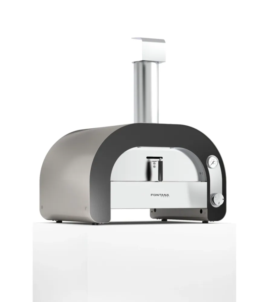 Forni Pizza-Fontana Forni Forno pizza a gas fontana "maestro 60" colore antracite 2 pizze
