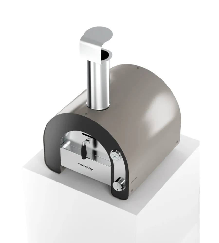 Outlet Forno pizza a gas fontana "maestro 40" colore antracite 1 pizza Forni Pizza