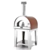 Sale Forno pizza a legna con carrello fontana "margherita" colore rosso 2 pizze Forni Pizza