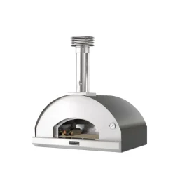 Fontana Forni Forni Pizza|Forno pizza a legna fontana "mangiafuoco" colore antracite 4 pizze