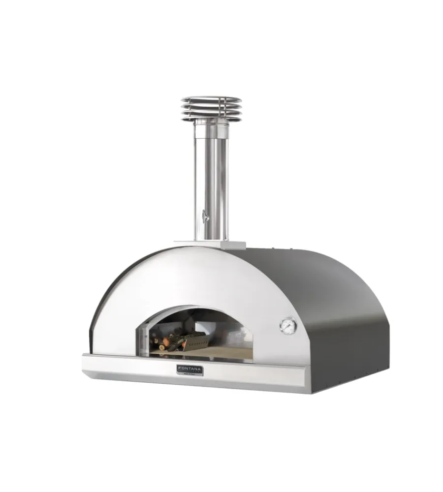 Forni Pizza-Fontana Forni Forno pizza a legna fontana "marinara" colore grigio 5 pizze