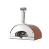 New Forno pizza a legna fontana "mangiafuoco" colore rosso 4 pizze Forni Pizza