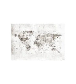 Decorazione Pareti- Fotomurale adesivo "grounge map" in pvc, 416x280 cm
