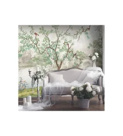 Decorazione Pareti|Fotomurale adesivo "japanese lake" in pvc, 312x280 cm