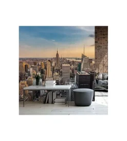 Decorazione Pareti|Fotomurale adesivo "new york" in pvc, 312x280 cm