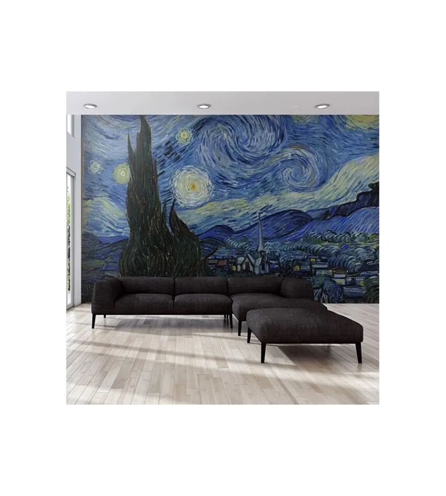 Decorazione Pareti- Fotomurale adesivo "starry night" in pvc, 312x280 cm